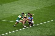 28 August 2016; Bernard Brogan of Dublin in action against Aidan O'Mahony, left, and Shane Enright of Kerry during the GAA Football All-Ireland Senior Championship Semi-Final game between Dublin and Kerry at Croke Park in Dublin. Photo by Daire Brennan/Sportsfile