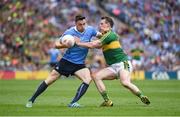 28 August 2016; Paddy Andrews of Dublin in action against Mark Griffin of Kerry during the GAA Football All-Ireland Senior Championship Semi-Final game between Dublin and Kerry at Croke Park in Dublin. Photo by Ray McManus/Sportsfile