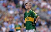 28 August 2016; Darragh O'Connell, Ovens NS, Ovens, Cork, representing Kerry, during the INTO Cumann na mBunscol GAA Respect Exhibition Go Games at the GAA Football All-Ireland Senior Championship Semi-Final game between Dublin and Kerry at Croke Park in Dublin. Photo by Piaras Ó Mídheach/Sportsfile