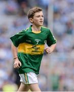 28 August 2016; Fionn Hallinan, Ballymacarbry NS, Ballymacarbry, Waterford, representing Kerry, during the INTO Cumann na mBunscol GAA Respect Exhibition Go Games at the GAA Football All-Ireland Senior Championship Semi-Final game between Dublin and Kerry at Croke Park in Dublin. Photo by Piaras Ó Mídheach/Sportsfile