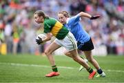 28 August 2016; Aoife Neville, Monaleen NS, Monaleen, Castletroy, Limerick, representing Kerry, during the INTO Cumann na mBunscol GAA Respect Exhibition Go Games at the GAA Football All-Ireland Senior Championship Semi-Final game between Dublin and Kerry at Croke Park in Dublin. Photo by Stephen McCarthy/Sportsfile