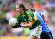 28 August 2016; Aoife Neville, Monaleen NS, Monaleen, Castletroy, Limerick, representing Kerry, during the INTO Cumann na mBunscol GAA Respect Exhibition Go Games at the GAA Football All-Ireland Senior Championship Semi-Final game between Dublin and Kerry at Croke Park in Dublin. Photo by Stephen McCarthy/Sportsfile