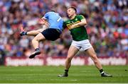 28 August 2016; Peter Crowley of Kerry in action against John Small of Dublin during the GAA Football All-Ireland Senior Championship Semi-Final match between Dublin and Kerry at Croke Park in Dublin. Photo by Stephen McCarthy/Sportsfile
