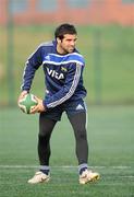 23 November 2010; Argentina's Agustín Figuerola in action during squad training ahead of their Autumn International against Ireland on Sunday. Argentina Rugby Squad Training, Wanderers RFC, Merrion Road, Dublin. Picture credit: Barry Cregg / SPORTSFILE