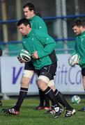 23 November 2010; Ireland's Denis Leamy in action during squad training ahead of their Autumn International against Argentina on Sunday. Ireland Rugby Squad Training, Donnybrook Stadium, Donnybrook, Dublin. Picture credit: Brian Lawless / SPORTSFILE