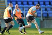 23 November 2010; Ireland's Stephen Ferris in action during squad training ahead of their Autumn International against Argentina on Sunday. Ireland Rugby Squad Training, Donnybrook Stadium, Donnybrook, Dublin. Picture credit: Brian Lawless / SPORTSFILE