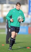 23 November 2010; Ireland's Andrew Trimble during squad training ahead of their Autumn International against Argentina on Sunday. Ireland Rugby Squad Training, Donnybrook Stadium, Donnybrook, Dublin. Picture credit: Brian Lawless / SPORTSFILE