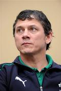 23 November 2010; Ireland defence coach Les Kiss during a press conference ahead of their Autumn International against Argentina on Sunday. Ireland Rugby Squad Press Conference, Fitzpatrick's Castle Hotel, Killiney. Picture credit: Brian Lawless / SPORTSFILE