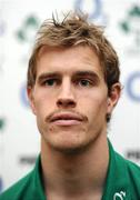 23 November 2010; Ireland's Andrew Trimble during a press conference ahead of their Autumn International against Argentina on Sunday. Ireland Rugby Squad Press Conference, Fitzpatrick's Castle Hotel, Killiney. Picture credit: Brian Lawless / SPORTSFILE