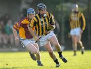 24 November 2010; Stephen Daly, Castlecomer CS, in action against Eoin McGrath, Kilkenny CBS. Leinster Colleges Senior Hurling ‘A’ League Semi-Final, Castlecomer CS v Kilkenny CBS, Palmerstown GAA Club, Palmerstown, Co. Kilkenny. Picture credit: Matt Browne / SPORTSFILE