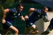 29 August 2016; Rob Kearney, right, and Dave Kearney of Leinster during squad training at UCD, Belfield in Dublin. Photo by Stephen McCarthy/Sportsfile