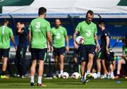29 August 2016; Glenn Whelan of Republic of Ireland during squad training at the National Training Centre in Abbottown, Dublin. Photo by Ramsey Cardy/Sportsfile