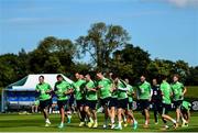 29 August 2016; The Republic of Ireland squad during training at the National Training Centre in Abbottown, Dublin. Photo by Ramsey Cardy/Sportsfile