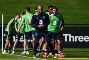 29 August 2016; Darren Randolph, centre, of Republic of Ireland during squad training at the National Training Centre in Abbottown, Dublin. Photo by Ramsey Cardy/Sportsfile