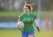 21 November 2010; Aoife Kirrane, St Conleth's, Laois. Tesco All-Ireland Intermediate Ladies Football Club Championship Final, West Clare Gaels, Clare v St Conleth's, Laois, McDonagh Park, Nenagh, Co. Tipperary. Picture credit: Diarmuid Greene / SPORTSFILE