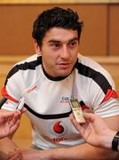 26 November 2010; Bernard Brogan, Dublin, at a press conference in advance of the game. GAA Football All-Stars Tour 2010 sponsored by Vodafone. Crowne Plaza Hotel, Mutiara, Kuala Lumpur, Malaysia. Picture credit: Ray McManus / SPORTSFILE