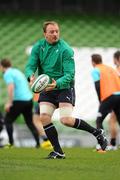 26 November 2010; Ireland's Mick O'Driscoll during squad training ahead of their Autumn International against Argentina on Sunday. Ireland Rugby Squad Training, Aviva Stadium, Lansdowne Road, Dublin. Picture credit: Stephen McCarthy / SPORTSFILE