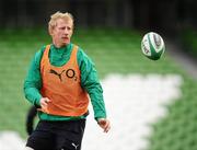 26 November 2010; Ireland's Leo Cullen in action during squad training ahead of their Autumn International against Argentina on Sunday. Ireland Rugby Squad Training, Aviva Stadium, Lansdowne Road, Dublin. Picture credit: Stephen McCarthy / SPORTSFILE