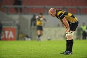 26 November 2010; Paul O'Connell, Young Munster, takes a breather during the game. All-Ireland League Division 1, Shannon v Young Munster, Thomond Park, Limerick. Picture credit: Diarmuid Greene / SPORTSFILE