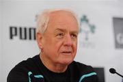 27 November 2010; Ireland's backs coach Alan Gaffney  during a press conference ahead of their Autumn International game against Argentina on Sunday. Ireland Rugby Squad Press Conference, Aviva Stadium, Lansdowne Road, Dublin. Picture credit: Matt Browne / SPORTSFILE