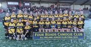 28 November 2010; The Four Roads, Co. Roscommon, squad. All-Ireland Junior Camogie Club Championship Final, Corofin, Co. Clare v Four Roads, Co. Roscommon, Duggan Park, Ballinasloe, Co. Galway. Picture credit: Ray Ryan / SPORTSFILE