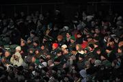 28 November 2010; Spectators look on during the game. Autumn International, Ireland v Argentina, Aviva Stadium, Lansdowne Road, Dublin. Picture credit: David Maher / SPORTSFILE