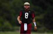 31 August 2016; Quarterback Patrick Towles during practice as Boston College undertake some last minute preparation ahead of the Aer Lingus College Football Classic where they will take on Georgia Tech this Saturday in the Aviva Stadium. There is a full schedule of events taking place from today all across Dublin with limited tickets still available for the main event on Saturday. Check out www.collegefootballireland.com for more information. Carton House in Maynooth, Co Kildare. Photo by Brendan Moran/Sportsfile
