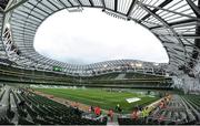 31 August 2016; A general view of the stadium and pitch ahead of the Three International Friendly game between the Republic of Ireland and Oman at the Aviva Stadium in Lansdowne Road, Dublin. Photo by Seb Daly/Sportsfile