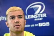1 September 2016; Luke McGrath of Leinster during a press conference at the RDS Arena in Ballsbridge, Dublin. Photo by Matt Browne/Sportsfile