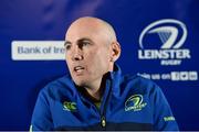 1 September 2016; Luke McGrath of Leinster during a press conference at the RDS Arena in Ballsbridge, Dublin. Photo by Matt Browne/Sportsfile