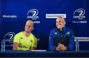 1 September 2016; Luke McGrath, left, of Leinster with Leinster backs coach Girvan Dempsey during a press conference at the RDS Arena in Ballsbridge, Dublin. Photo by Matt Browne/Sportsfile