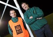 29 November 2010; 'Club is family’; Pictured at Nemo Rangers GAA clubhouse are club members and brothers William Morgan, left, and Peter Morgan, as preparations continue for their upcoming AIB Munster GAA Football Senior Final Club Championship fixture against Kerry side Dr. Crokes on Sunday the 5th of December. Nemo Rangers GAA Club, Cork. Picture credit: Brian Lawless / SPORTSFILE