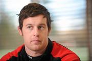 30 November 2010; Ulster's Willie Faloon during a press conference ahead of their Celtic League match against Dragons on Friday. Ulster Rugby press conference, Newforge Country Club, Belfast. Picture credit: Oliver McVeigh / SPORTSFILE