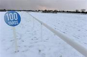 30 November 2010; A general view of Fairyhouse Racecourse after it was announced that Sunday's Hatton's Grace Card, which was scheduled to take place on Thursday next 2 December, has again been postponed due to adverse weather conditions. Horse Racing, Fairyhouse Racecourse, Co. Meath. Photo by Sportsfile