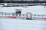 30 November 2010; A general view of Fairyhouse Racecourse after it was announced that Sunday's Hatton's Grace Card, which was scheduled to take place on Thursday next 2 December, has again been postponed due to adverse weather conditions. Horse Racing, Fairyhouse Racecourse, Co. Meath. Photo by Sportsfile