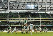 28 November 2010; A general view of a lineout during the game. Autumn International, Ireland v Argentina, Aviva Stadium, Lansdowne Road, Dublin. Picture credit: Stephen McCarthy / SPORTSFILE
