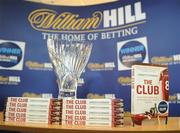 2 December 2010; &quot;The Club&quot; by Christy O'Connor has been announced as the 2010 William Hill Irish Sports Book of the Year. The Club is one of the finest books written on the subject of GAA and follows O'Connor's club, for whom he was goalkeeper, through a season in 2009 as they looked to revive past glories spurred on through personal losses and tragedy. This year’s shortlisted books included A Football Man by John Giles, Ruby by Ruby Walsh, Days of Heaven by Declan Lynch, My Story by Bernard Dunne, The Club by Christy O’Connor and Screaming at the Sky by Tony Griffin. William Hill Bookmakers, Dame Street, Dublin. Picture credit: Brian Lawless / SPORTSFILE