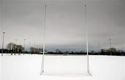 3 December 2010; A general view of a snow covered St. Fechins GAA pitch, Beaulie, Co. Louth. Photo by Sportsfile
