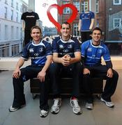 6 December 2010; Champion Sports was today unveiled as the Official Retail Partner to Leinster Rugby. The partnership will also see Champion Sports stores operate as official ticketing agents for all Leinster Rugby games. Temple Street Children's Hospital will receive a donation from Champion Sports for every purchase of any Leinster product or tickets made in store. At today’s announcement in the new Grafton Street store were Leinster players, from left, Eoin Reddan, Devin Toner and Eoin O’Malley. Champion Sports, Grafton Street, Dublin. Picture credit: Stephen McCarthy / SPORTSFILE