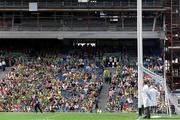 2 September 2001; A section of the new Hogan stand under redevelopment during the Bank of Ireland All-Ireland Senior Football Championship Semi-Final match between Meath and Kerry at Croke Park in Dublin. Photo by Brendan Moran/Sportsfile