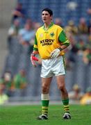 2 September 2001; Kerry goalkeeper Brian Sheehan during the All-Ireland Minor Football Championship Semi-Final match between Dublin and Kerry at Croke Park in Dublin. Photo by Ray McManus/Sportsfile