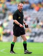 2 September 2001; Referee Colm Broderick during the All-Ireland Minor Football Championship Semi-Final match between Dublin and Kerry at Croke Park in Dublin. Photo by Ray McManus/Sportsfile
