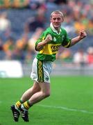 2 September 2001; Kerry's Sean Courtney celebrates scoring his sides first goal during the All-Ireland Minor Football Championship Semi-Final match between Dublin and Kerry at Croke Park in Dublin. Photo by Damien Eagers/Sportsfile