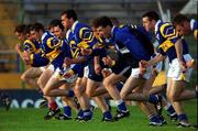 30 August 2001; The Tipperary team during a Tipperary hurling training session prior to the All-Ireland Hurling Final at Semple Stadium in Thurles, Tipperary. Photo by Ray McManus/Sportsfile