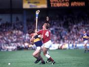 4 September 1988; Pat Fox of Tipperary in action against Ollie Kilkenny of Galway during the All-Ireland Senior Hurling Championship Final match between Galway and Tipperary at Croke Park in Dublin. Photo by Ray McManus/Sportsfile