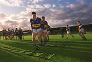 30 August 2001; Liam Cahill and Eugene O'Neill during a Tipperary hurling training session prior to the All-Ireland Hurling Final at Semple Stadium in Thurles, Tipperary. Photo by Ray McManus/Sportsfile