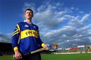 30 August 2001; David Kennedy poses for a portrait following a Tipperary hurling training session prior to the All-Ireland Hurling Final at Semple Stadium in Thurles, Tipperary. Photo by Ray McManus/Sportsfile