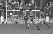 24 August 1986; Eoin &quot;Bomber&quot; Liston of Kerry in action against Mick Lyons of Meath during the All-Ireland Senior Football Championship Semi-final match between Meath and Kerry at Croke Park in Dublin. Photo by Ray McManus/Sportsfile