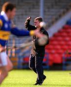 30 August 2001; Manager Nicky English during a Tipperary hurling training session prior to the All-Ireland Hurling Final at Semple Stadium in Thurles, Tipperary. Photo by Ray McManus/Sportsfile