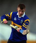 30 August 2001; David Kennedy during a Tipperary hurling training session prior to the All-Ireland Hurling Final at Semple Stadium in Thurles, Tipperary. Photo by Ray McManus/Sportsfile